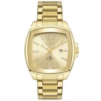 Relógio Technos Masculino 2115MWS/1D Aço Dourado Quadrado