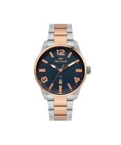 Relógio Technos Masculino 2115UBE1A Analógico Prateado Azul com Calendário Relógio Technos Masculino 2115UBE1A Analógico Prateado Azul com Calendário