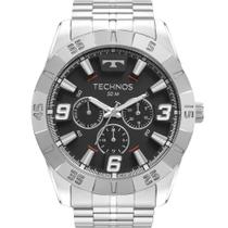 Relogio Technos Masculino Aço Multifunção Racer 6P29Alb/1P