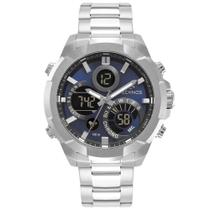 Relógio TECHNOS masculino anadigi azul W23721AAC/1A