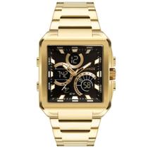 Relógio TECHNOS masculino anadigi dourado BJ3940AA/1P