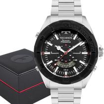 Relógio Technos Masculino Anadigi Prata 1 Ano De Garantia Relógio Technos Masculino Anadigi Prata 1 Ano De Garantia
