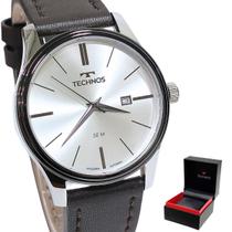 Relógio Technos Masculino Analógico Classic Steel Couro 2115MPP/1K Relógio Technos Masculino Analógico Classic Steel Couro 2115MPP/1K