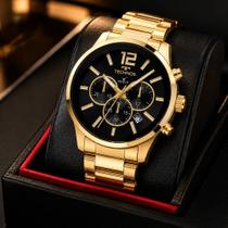 Relógio Technos Masculino Analógico Dourado Original Luxo Relógio Technos Masculino Analógico Dourado Original Luxo