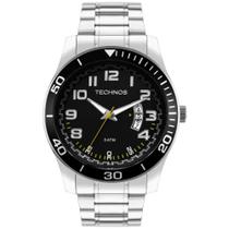 Relógio Technos masculino analógico race prata 2115ksl/1y
