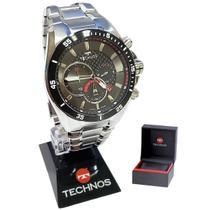 Relógio Technos Masculino Analógico Ts Carbon Prata JS25BBD/1R