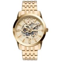 Relógio Technos Masculino Automático Classic Esqueleto Dourado 8205NQ/4X