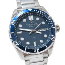Relógio Technos Masculino Automático Diver Prateado 8205OX 1A