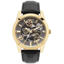 Relógio technos masculino automático dourado - 8205ok/0p