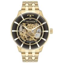 Relógio Technos Masculino Automatico Dourado - G3265AA/1P