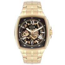 Relógio Technos Masculino Automático Esqueleto Aço Dourado G3265AI/1P