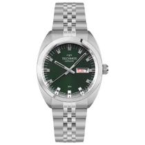 Relogio Technos masculino Automático prata verde 8205OO/1V