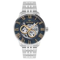 Relógio Technos Masculino Automático Skeleton Prata - G3265AS/1A Relógio Technos Masculino Automático Skeleton Prata - G3265AS/1A