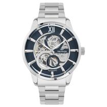 Relógio Technos Masculino Automático Skeleton Prata - G3265AZ/1A