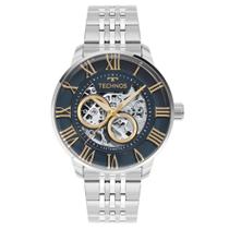Relógio Technos Masculino Automático Skeleton Prata Relógio Technos Masculino Automático Skeleton Prata