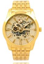 Relógio Technos Masculino Classic Automatico Dourado Original Novo 8205NQ/4X