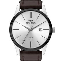 Relógio Technos Masculino Classic Slim Steel Social Prata 2115MPP/1K