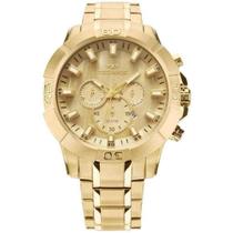 Relógio Technos Masculino Cronógrafo Dourado JS26AE/4X