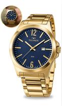 Relógio Technos Masculino De Pulso Analógico Quartz Esportivo Casual Dourado Em Aço Inoxidável A Prova Dágua Em 50 Metros Original Relógio Technos Masculino De Pulso Analógico Quartz Esportivo Casual Dourado Em Aço Inoxidável A Prova Dágua Em 50 Metros Original