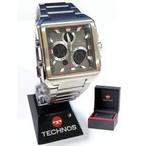 Relógio Technos Masculino Digiana Prateado BJ3940AB/1C