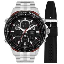 Relógio Technos Masculino Digitech Prata - BJ4130AD/T1P
