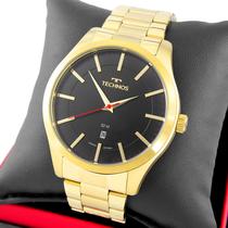 Relógio technos masculino dourado 2115mmks/4p