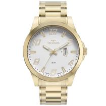 Relogio Technos Masculino Dourado E Prata Aço Inox