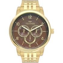 Relógio Technos Masculino Dourado Grandtech 6P79BL/4M Analógico 5 Atm Cristal Mineral Relógio Technos Masculino Dourado Grandtech 6P79BL/4M Analógico 5 Atm Cristal Mineral