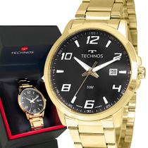 Relógio Technos Masculino Dourado Original com garantia de 1 ano e carteira Relógio Technos Masculino Dourado Original com garantia de 1 ano e carteira