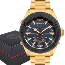 Relógio Technos Masculino Dourado Prova D'água Top Original Relógio Technos Masculino Dourado Prova D'água Top Original