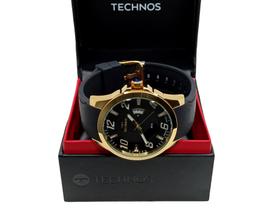 Relógio Technos Masculino Dourado Pulseira De Silicone 2115KQA/8P