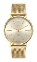 Relogio Technos Masculino dourado slim executivo 2025LUM/1X