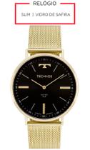 Relogio Technos Masculino dourado slim safira 2025LTJS/4P