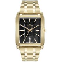 Relógio technos masculino executive dourado mostrador preto - 2117ldm/1p Relógio technos masculino executive dourado mostrador preto - 2117ldm/1p
