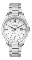Relógio Technos Masculino Executive Prata Basico 2115tyx/1k Prateado Branco Relógio Technos Masculino Executive Prata Basico 2115tyx/1k Prateado Branco