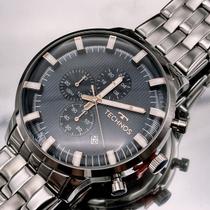 Relógio Technos Masculino Grandtech Prata Original Presente Relógio Technos Masculino Grandtech Prata Original Presente