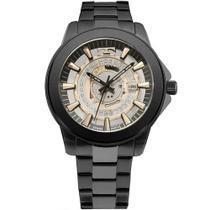Relógio Technos Masculino Legacy Classic F0611AC/4W Pulseira de aço Preta