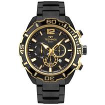 Relógio Technos Masculino Legacy Cronógrafo JS26AS/4P Pulseira de aço Preta