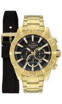 Relógio Technos Masculino Legacy Troca Pulseira Dourado JS26AET/T1P