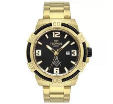 Relógio Technos Masculino Maçonaria Dourado 2317AD/G1P