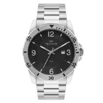 Relógio technos masculino militar prata - 2115naf/1p Relógio technos masculino militar prata - 2115naf/1p