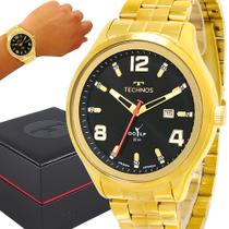 Relógio Technos Masculino Original Dourado Prova D'água Top