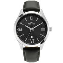 Relógio Technos Masculino Prata 2115mzps/0p Pulseira Couro