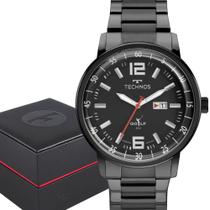 Relógio Technos Masculino Preto Garantia 1 Ano Original Luxo