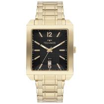 Relógio TECHNOS masculino quadrado dourado 2115KOB/1P Relógio TECHNOS masculino quadrado dourado 2115KOB/1P