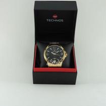 Relógio Technos masculino Racer dourado 2117lbo/4p
