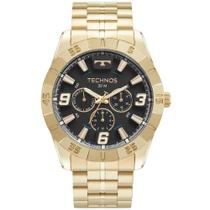 Relógio Technos Masculino Racer Dourado 6P29ALC/1P ORIGINAL Relógio Technos Masculino Racer Dourado 6P29ALC/1P ORIGINAL