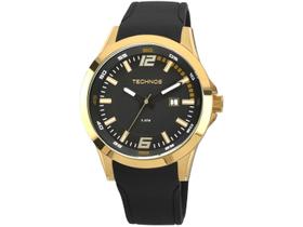 Relógio Technos Masculino Racer Dourado Silicone 2115kpu8p