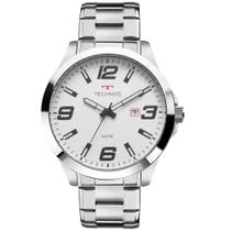 Relógio Technos Masculino Racer Prata 2115MOLS1B Relógio Technos Masculino Racer Prata 2115MOLS1B