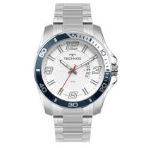 Relógio Technos Masculino Racer Prata - 2117LFQ/1K Relógio Technos Masculino Racer Prata - 2117LFQ/1K